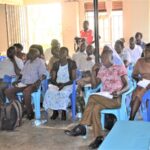 District Inspector of Schools training the ToT